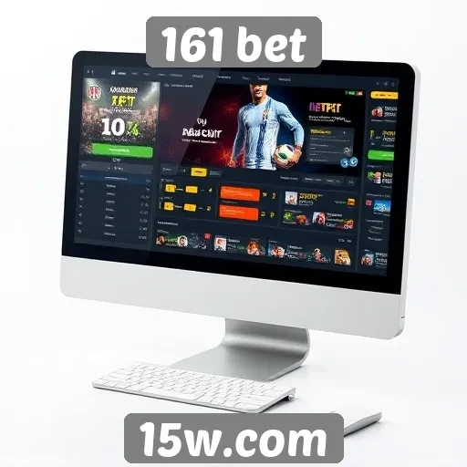 Interface e usabilidade do site 161 bet