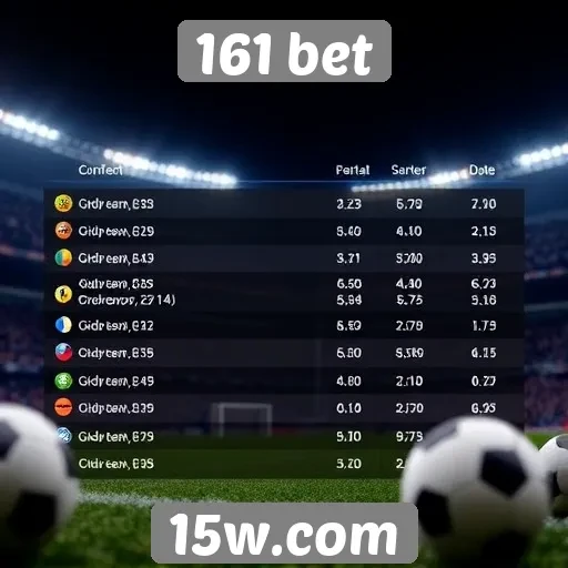 Avaliação das odds em eventos esportivos no 161 bet