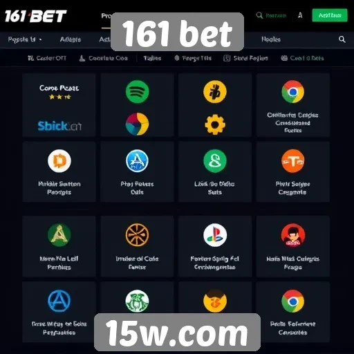 Análise de funcionalidades do site 161 bet